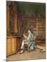 The Bibliophile-Johann Hamza-Mounted Giclee Print