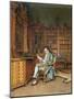 The Bibliophile-Johann Hamza-Mounted Giclee Print