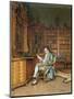 The Bibliophile-Johann Hamza-Mounted Giclee Print