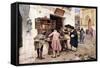 The Bibliophiles, 1879-Luis Jimenez Y Aranda-Framed Stretched Canvas