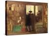 The Bibliophilist's Haunt or Creech's Bookshop-William Fettes Douglas-Stretched Canvas
