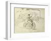 The Bicycle Messenger-Winslow Homer-Framed Giclee Print