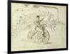 The Bicycle Messenger-Winslow Homer-Framed Giclee Print