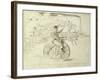 The Bicycle Messenger-Winslow Homer-Framed Giclee Print