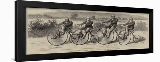 The Bicycle Trip from London to John O'Groat'S-null-Framed Giclee Print