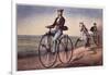 The (Bicycle) Velocipede-Currier & Ives-Framed Giclee Print