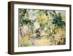 The Bicycle-Denise Bédard-Framed Art Print