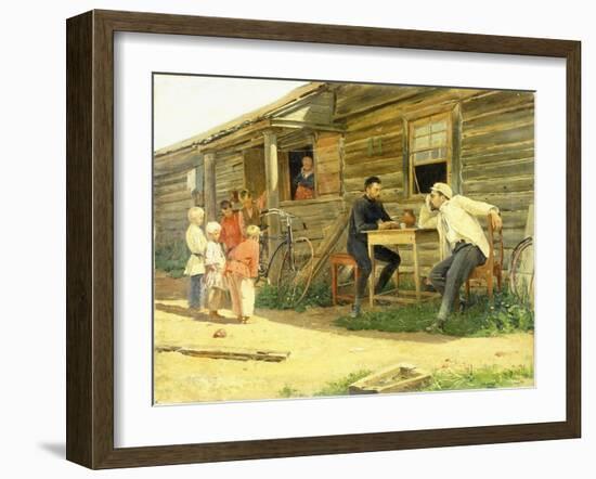 The Bicycle-Vladimir Egorovic Makovsky-Framed Giclee Print