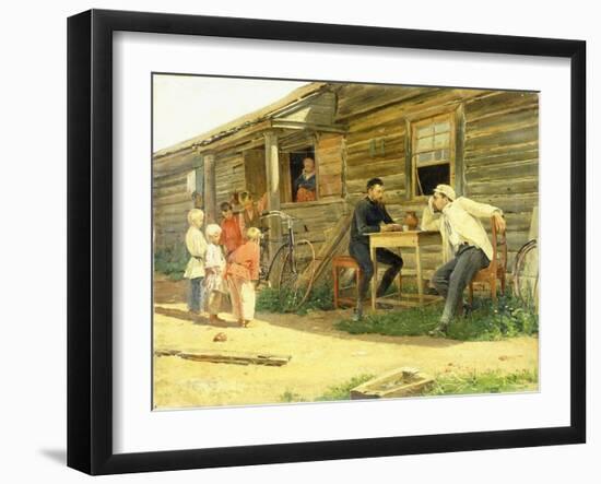 The Bicycle-Vladimir Egorovic Makovsky-Framed Giclee Print