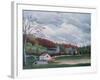 The Bievre at Gentilly, c.1895-Henri Rousseau-Framed Giclee Print