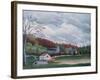 The Bievre at Gentilly, c.1895-Henri Rousseau-Framed Giclee Print