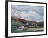 The Bievre at Gentilly, c.1895-Henri Rousseau-Framed Giclee Print