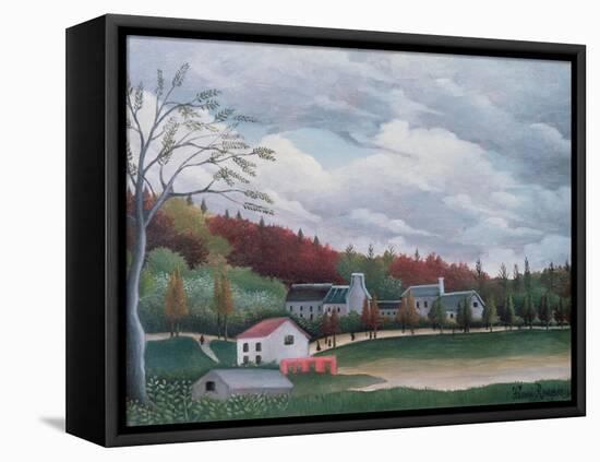 The Bievre at Gentilly, c.1895-Henri Rousseau-Framed Stretched Canvas