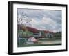 The Bievre at Gentilly, c.1895-Henri Rousseau-Framed Giclee Print