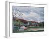 The Bievre at Gentilly, c.1895-Henri Rousseau-Framed Giclee Print