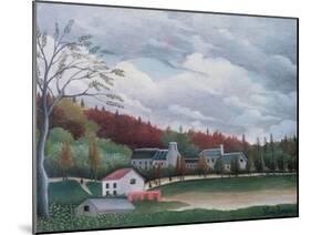 The Bievre at Gentilly, c.1895-Henri Rousseau-Mounted Giclee Print