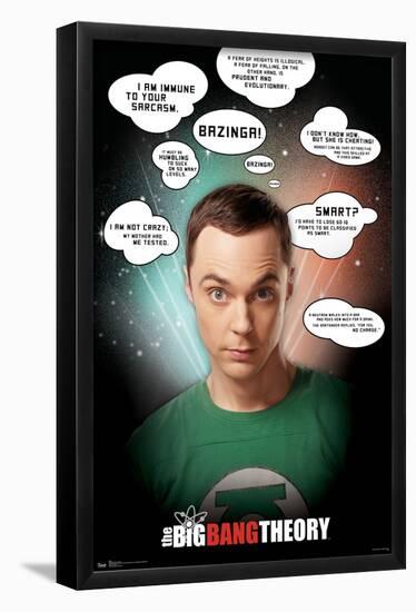 The Big Bang Theory - Quotes-Trends International-Framed Poster