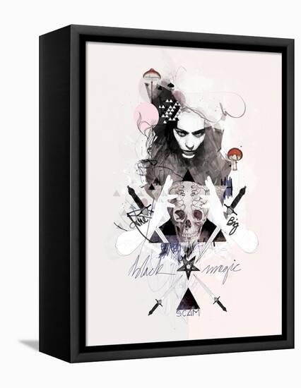 The Big Black Magic Scam-Mydeadpony-Framed Stretched Canvas