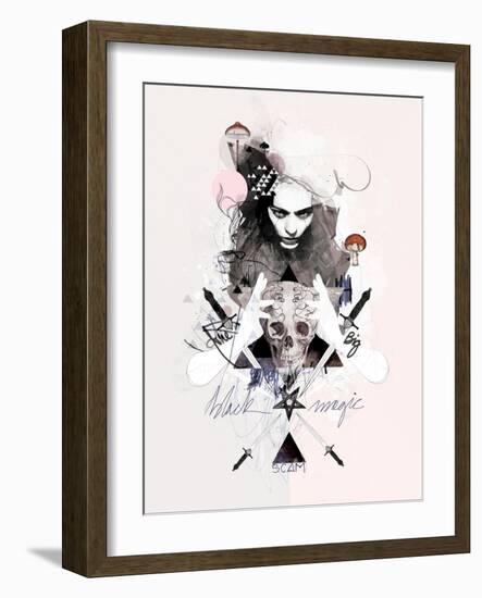 The Big Black Magic Scam-Mydeadpony-Framed Art Print