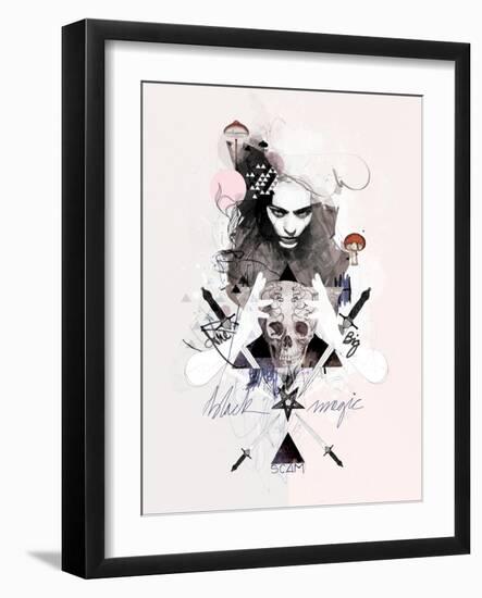 The Big Black Magic Scam-Mydeadpony-Framed Art Print