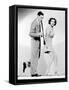 The Big Broadcast of 1937, from Left, Benny Goodman, Martha Raye, 1936-null-Framed Stretched Canvas