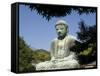 The Big Buddha Statue, Kamakura City, Kanagawa Prefecture, Japan-Christian Kober-Framed Stretched Canvas