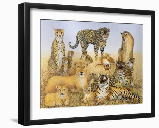 The Big Cats-Pat Scott-Framed Giclee Print