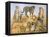 The Big Cats-Pat Scott-Framed Stretched Canvas