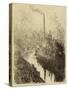 The Big Chimney, Sheffield-Joseph Pennell-Stretched Canvas