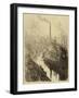 The Big Chimney, Sheffield-Joseph Pennell-Framed Giclee Print