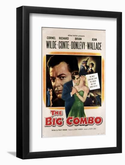 The Big Combo, Cornel Wilde, Richard Conte, Jean Wallace, 1955-null-Framed Photo