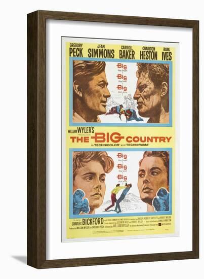 The Big Country, 1958-null-Framed Giclee Print