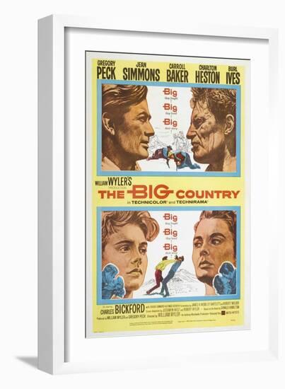 The Big Country, 1958-null-Framed Giclee Print