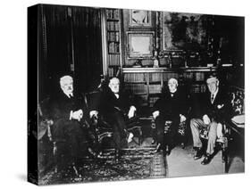 The Big Four at the Paris Peace Conference, 1919-null-Stretched Canvas