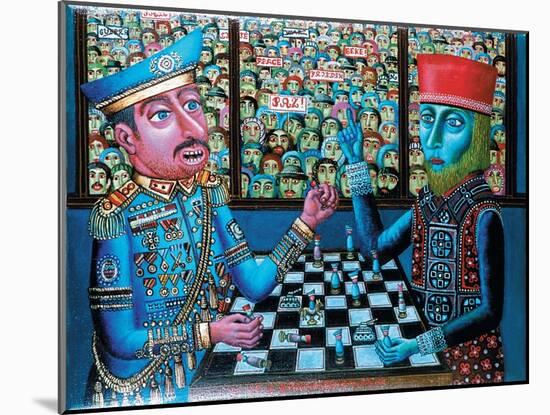 The Big Game, 1983-Tamas Galambos-Mounted Giclee Print