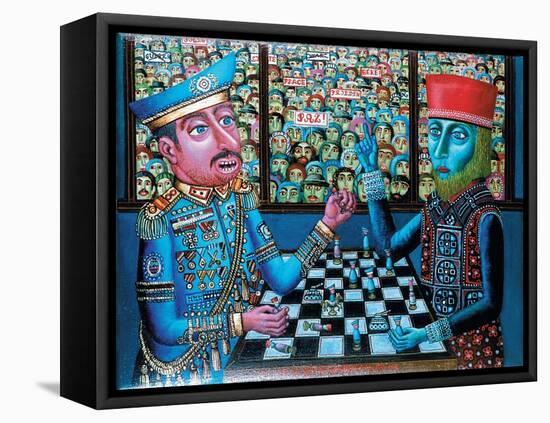 The Big Game, 1983-Tamas Galambos-Framed Stretched Canvas