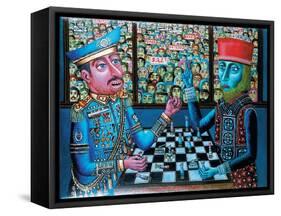 The Big Game, 1983-Tamas Galambos-Framed Stretched Canvas