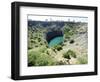 The Big Hole, Kimberley Diamond Mine, Now Filled with Water, South Africa, Africa-Peter Groenendijk-Framed Photographic Print