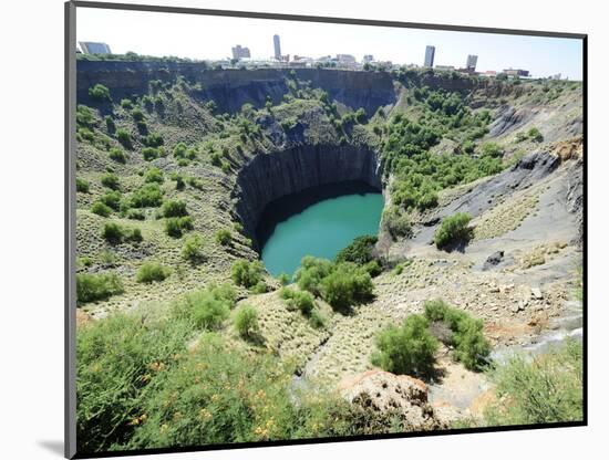 The Big Hole, Kimberley Diamond Mine, Now Filled with Water, South Africa, Africa-Peter Groenendijk-Mounted Photographic Print