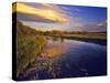 The Big Hole River at Last Light Near Jackson, Montana, USA-Chuck Haney-Stretched Canvas