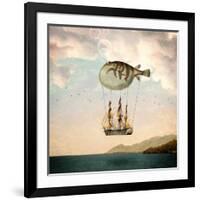 The Big Journey-Paula Belle Flores-Framed Art Print