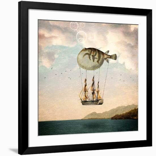 The Big Journey-Paula Belle Flores-Framed Art Print