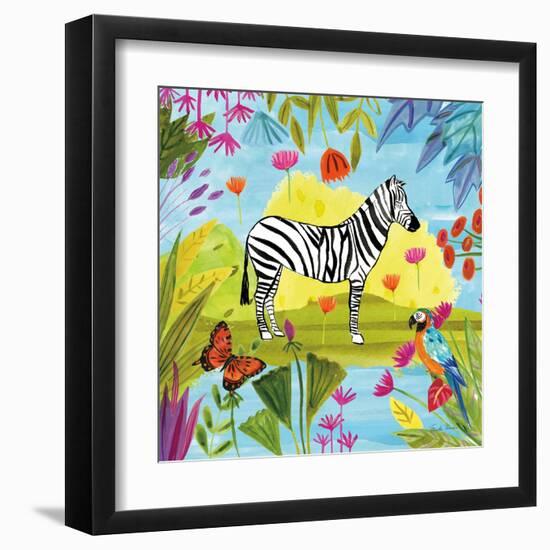 The Big Jungle III-null-Framed Art Print