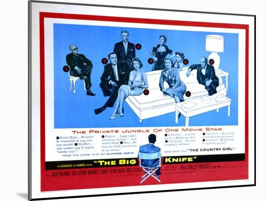 The Big Knife, 1955-null-Mounted Art Print