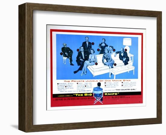 The Big Knife, 1955-null-Framed Art Print