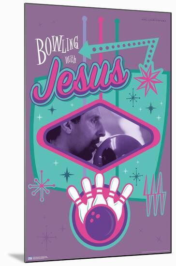 The Big Lebowski - Bowling with Jesus-Trends International-Mounted Poster