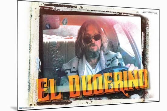 The Big Lebowski - El Duderino-Trends International-Mounted Poster