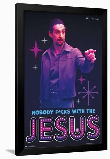 The Big Lebowski - Explicit Jesus-Trends International-Framed Poster