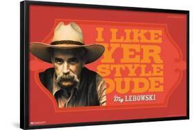 The Big Lebowski - I Like Your Style Dude-Trends International-Framed Poster