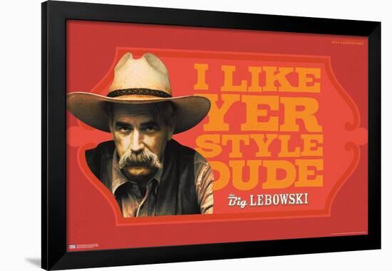 The Big Lebowski - I Like Your Style Dude-Trends International-Framed Poster